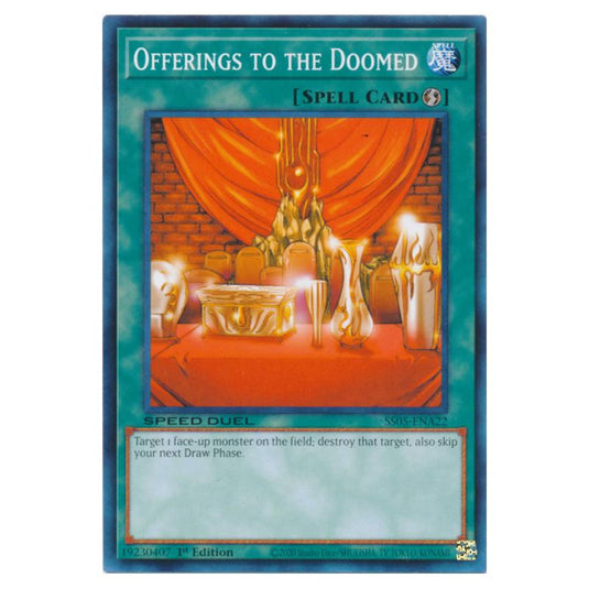 Yu-Gi-Oh! - Speed Duel Starter Decks - Twisted Nightmares - Offerings to the Doomed (Common) SS05-ENA22