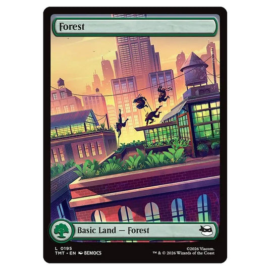 Magic The Gathering - Teenage Mutant Ninja Turtles - Forest - 0195