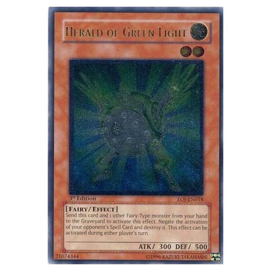 Yu-Gi-Oh! - Enemy of Justice - Herald of Green Light (Ultimate Rare) EOJ-EN018