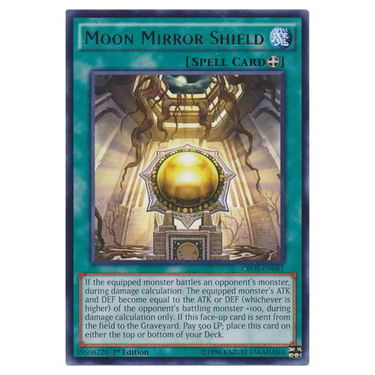 Yu-Gi-Oh! - Crossed Souls - Moon Mirror Shield (Rare) CROS-EN081