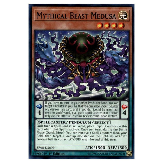 Yu-Gi-Oh! - Structure Deck - Order of the Spellcasters - Mythical Beast Medusa (Common) SR08-EN009