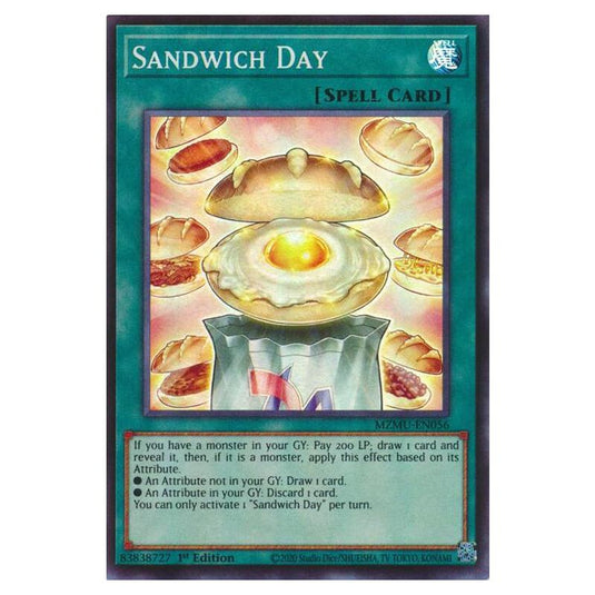 Yu-Gi-Oh! - Maze of Muertos - Sandwich Day (Super Rare) - MZMU-EN056
