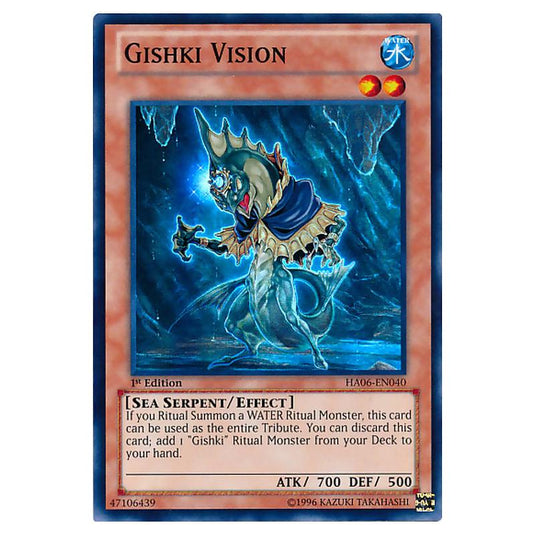 Yu-Gi-Oh! - Hidden Arsenal 6 - Omega Xyz - Gishki Vision (Super Rare) HA06-EN040