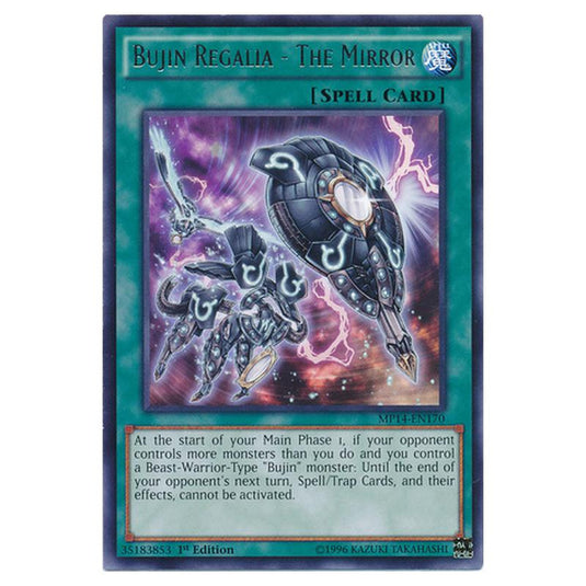 Yu-Gi-Oh! - 2014 Mega-Tin Mega Pack - Bujin Regalia - The Mirror (Rare) MP14-EN170