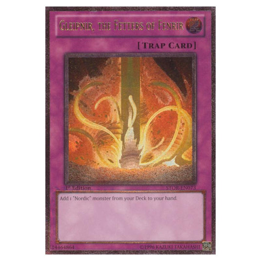 Yu-Gi-Oh! - Storm of Ragnarok - Gleipnir, the Fetters of Fenrir (Ultimate Rare) STOR-EN073