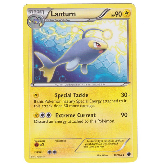 Pokemon - Black & White - Plasma Freeze - Lanturn - 36/116