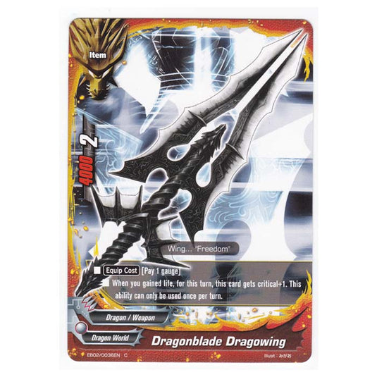 Future Card Buddyfight - Great Clash Dragon VS Danger - Dragonblade Dragowing - 36/48