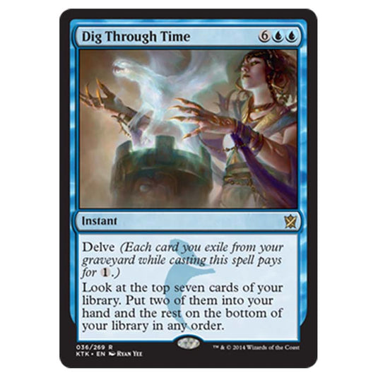 Magic the Gathering - Khans Of Tarkir - Dig Through Time - 36/269