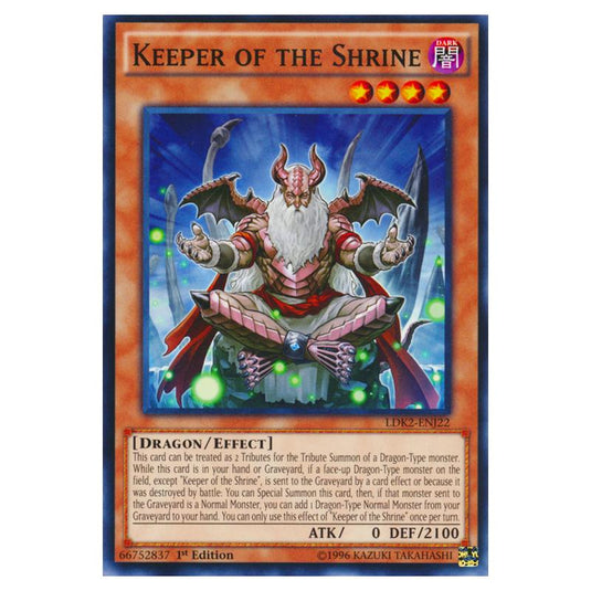 Yu-Gi-Oh! - Legendary Decks II - Keeper of the Shrine (Common) LDK2-ENJ22