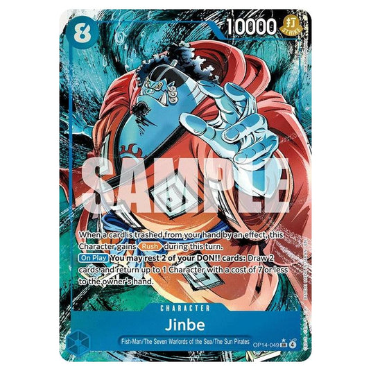 One Piece - OP14 - The Azure Sea's Seven - Jinbe - OP14-049a