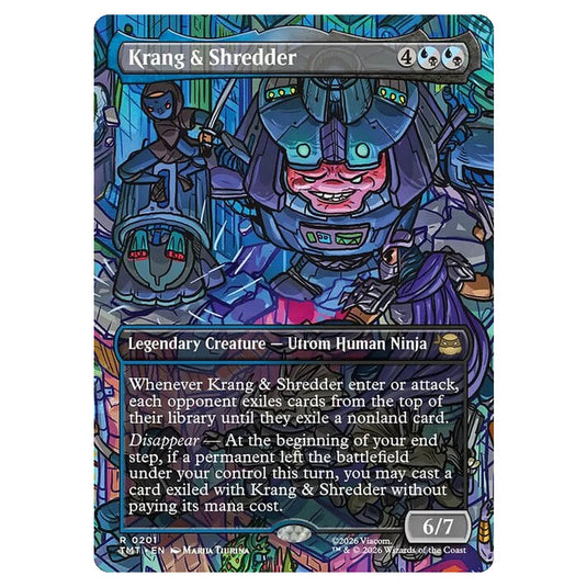 Magic The Gathering - Teenage Mutant Ninja Turtles - Krang & Shredder - 0201