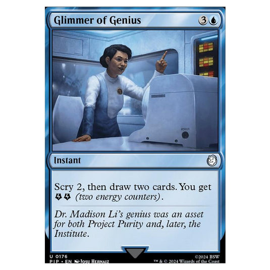 Magic The Gathering - Universes Beyond - Fallout - Glimmer of Genius - 0176