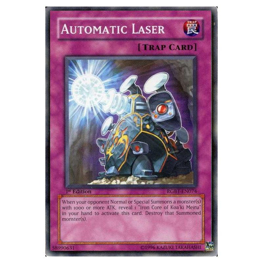 Yu-Gi-Oh! - Raging Battle - Automatic Laser (Common) RGBT-EN074