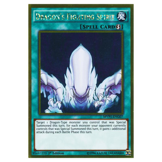 Yu-Gi-Oh! - Yu-Gi-Oh! The Dark Side of Dimensions Movie Pack - Gold Edition - Dragon's Fighting Spirit (Gold Rare) MVP1-ENG07