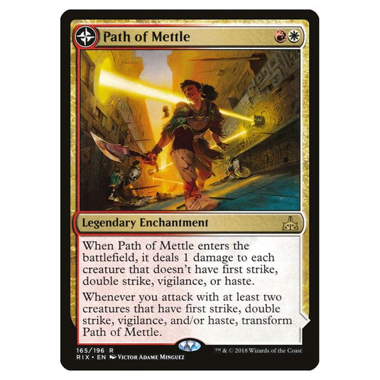 Magic The Gathering - Rivals Of Ixalan - Path Of Mettle // Metzali, Tower Of Triumph - 165/196 (Foil)