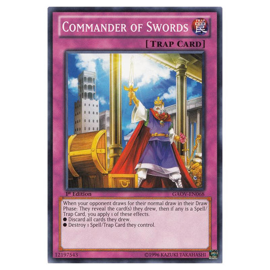 Yu-Gi-Oh! - Galactic Overlord - Commander of Swords (Common) GAOV-EN068