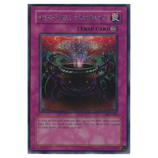 Yu-Gi-Oh! - Yu-Gi-Oh! Power of Chaos - Yugi the Destiny promotional cards - Anti-Spell Fragrance (Prismatic Secret Rare) PCY-002