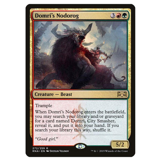 Magic the Gathering - Ravnica Allegiance - Domri\\'s Nodorog - 272/259