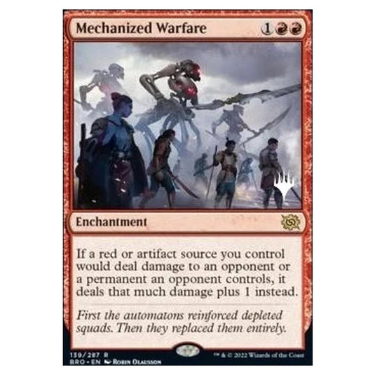 Magic The Gathering - The Brothers' War Promos - Mechanized Warfare - 139/287