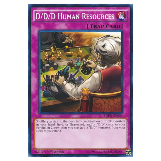 Yu-Gi-Oh! - Pendulum Domination Structure Deck - D/D/D Human Resources (Common) SDPD-EN034