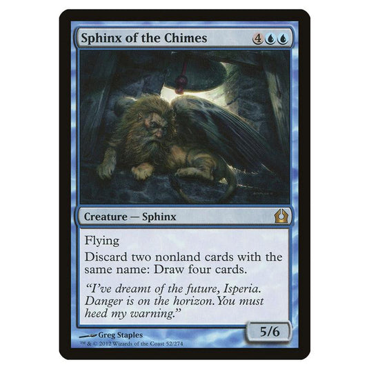Magic The Gathering - Return To Ravnica - Sphinx Of The Chimes - 52/274 (Foil)