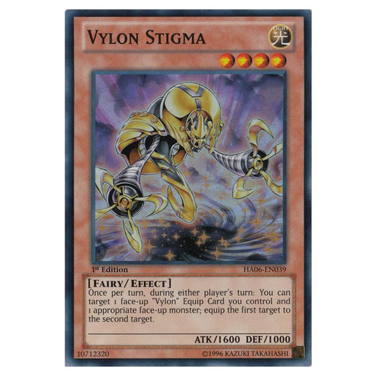 Yu-Gi-Oh! - Hidden Arsenal 6 - Omega Xyz - Vylon Stigma (Super Rare) HA06-EN039