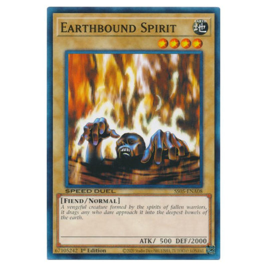 Yu-Gi-Oh! - Speed Duel Starter Decks - Twisted Nightmares - Earthbound Spirit (Common) SS05-ENA08