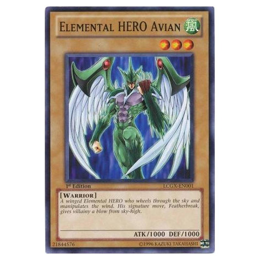 Yu-Gi-Oh! - Legendary Collection 2 - The Duel Academy Years Mega Pack - Elemental HERO Avian (Common) LCGX-EN001