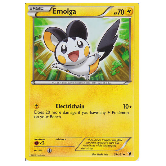 Pokemon - Black & White - Noble Victories - Emolga 37/101