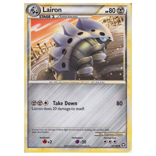 Pokemon - HGSS - Triumphant - Lairon 37/102