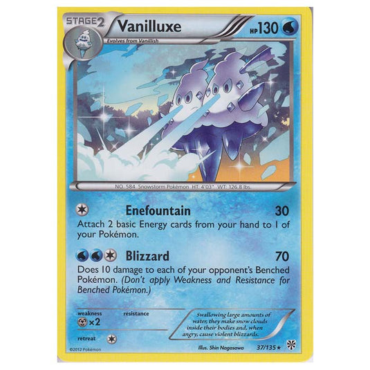 Pokemon - Black & White - Plasma Storm - Vanilluxe - 037/135