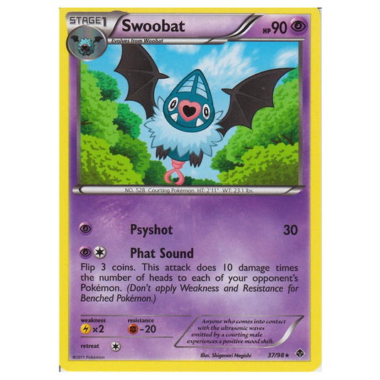 Pokemon - Black & White - Emerging Powers - Swoobat 37/98