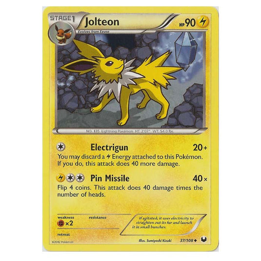 Pokemon - Black & White - Dark Explorers - Jolteon - 37/108