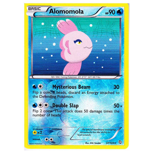 Pokemon - Black & White - Dragons Exalted - (Reverse Holo) Alomomola - 37/124