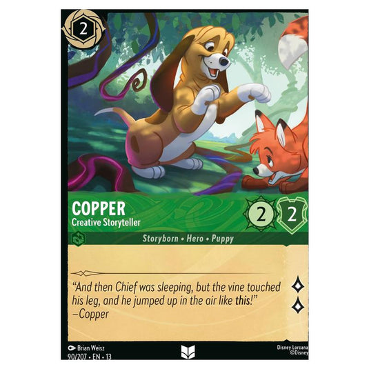 Lorcana - Attack of the Vine! - Copper - Creative Storyteller (Uncommon) - 90/207