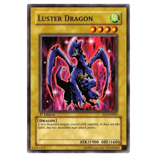 Yu-Gi-Oh! - Structure Deck - Dragon\\'s Roar - Luster Dragon (Common) SD1-EN003