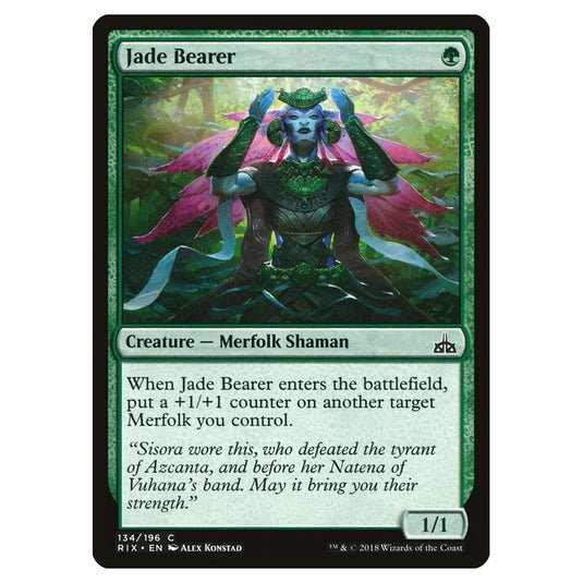 Magic The Gathering - Rivals Of Ixalan - Jade Bearer - 134/196
