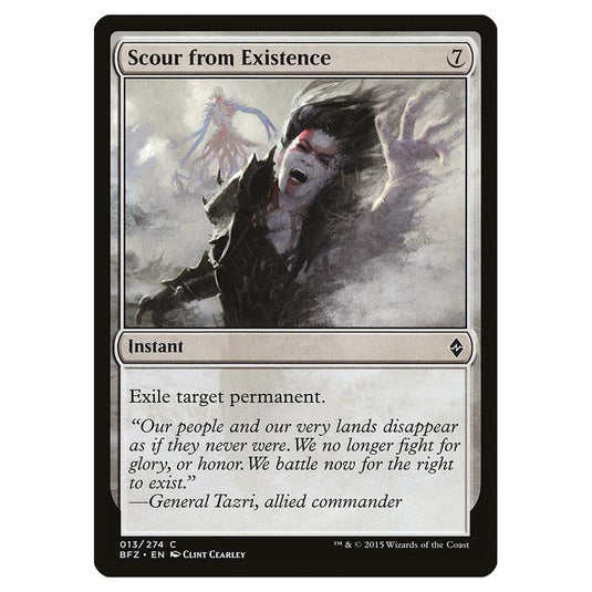 Magic The Gathering - Battle For Zendikar - Scour From Existence - 13/274 (Foil)