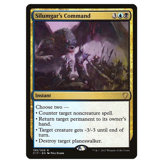 Magic The Gathering - Commander 2017 - Silumgar's Command - 195/309