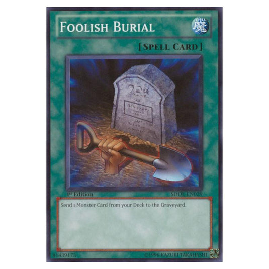 Yu-Gi-Oh! - Dragunity Legion Structure Deck - Foolish Burial (Common) SDDL-EN029