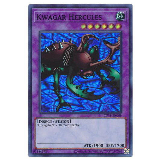 Yu-Gi-Oh! - OTS Tournament Pack 18 - Kwagar Hercules (Super Rare) OP18-EN009