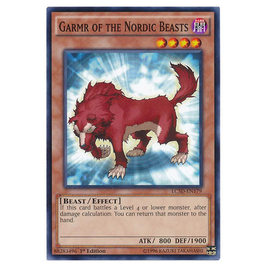 Yu-Gi-Oh! - Legendary Collection 5D's Mega Pack - Garmr of the Nordic Beasts (Common) LC5D-EN179