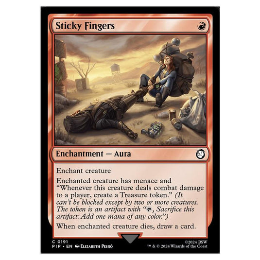 Magic The Gathering - Universes Beyond - Fallout - Sticky Fingers - 0191