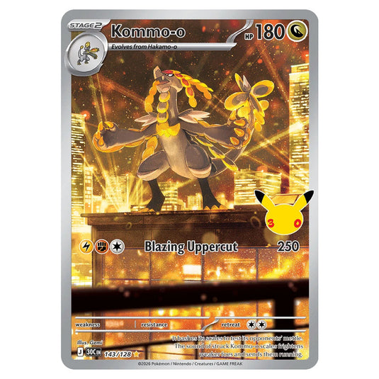 Pokemon - 30th Celebration - Kommo-o - 143/128
