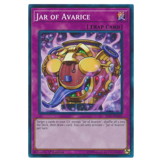 Yu-Gi-Oh! - Starter Deck - Link Strike - Jar of Avarice (Common) YS17-EN032