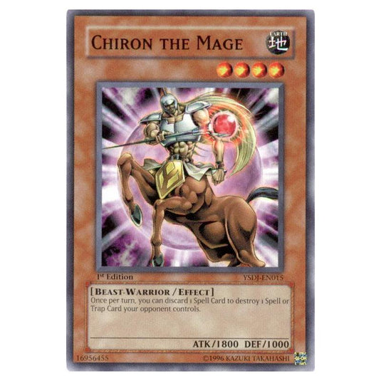 Yu-Gi-Oh! - Starter Deck - Jaden Yuki - Chiron the Mage (Common) YSDJ-EN015