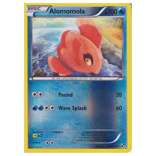 Pokemon - Black & White - (Reverse Holo) Alomomola 38/114