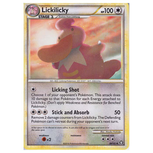 Pokemon - HGSS - Triumphant - Lickilicky 38/102