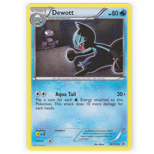 Pokemon - Black & White - Legendary Treasures - Dewott - 38/113