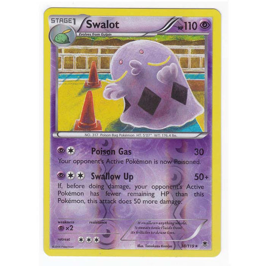 Pokemon - XY Phantom Forces - (Reverse Holo) - Swalot - 38/119